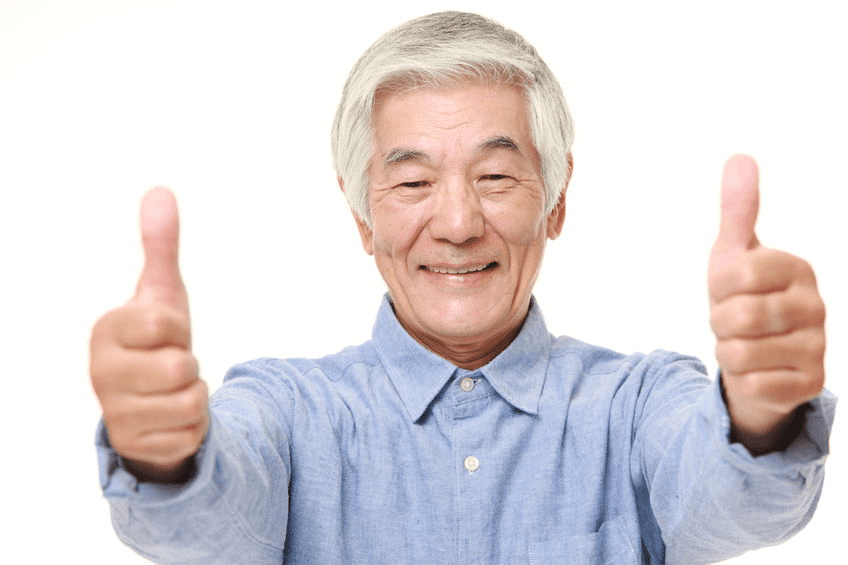 satisfied medicare client