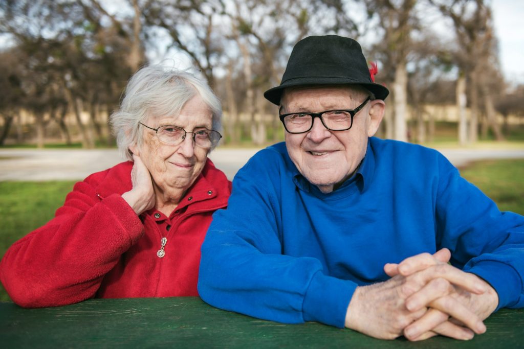 Two old couple